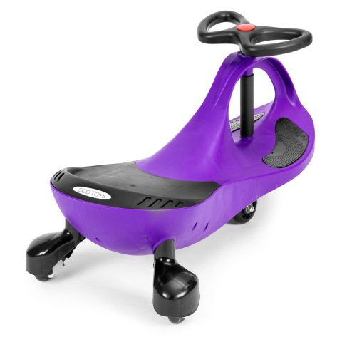 Jeździk grawitacyjny pojazd dla dzieci koła LED fioletowy ECOTOYS ECOTOYS Jeździk grawitacyjny pojazd dla dzieci koła LED fioletowy ECOTOYS ECOTOYS