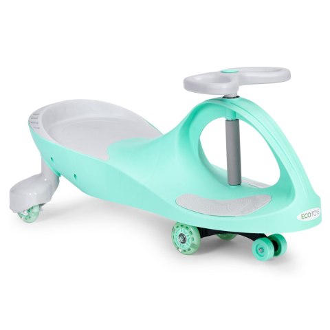 Jeździk grawitacyjny pojazd dla dzieci koła LED zielony ECOTOYS ECOTOYS Jeździk grawitacyjny pojazd dla dzieci koła LED zielony ECOTOYS ECOTOYS