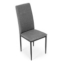 Komplet 4 krzeseł krzesło do jadalni i salonu szare ModernHome ModernHome