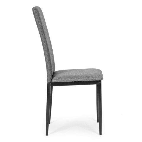 Komplet 4 krzeseł krzesło do jadalni i salonu szare ModernHome ModernHome Komplet 4 krzeseł krzesło do jadalni i salonu szare ModernHome ModernHome