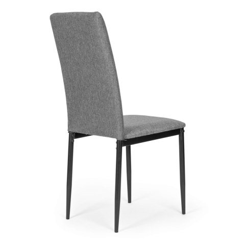 Komplet 4 krzeseł krzesło do jadalni i salonu szare ModernHome ModernHome Komplet 4 krzeseł krzesło do jadalni i salonu szare ModernHome ModernHome