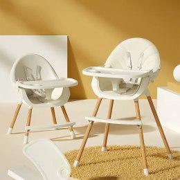 Krzesełko fotelik do karmienia 2w1 beżowe ECOTOYS ECOTOYS