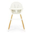 Krzesełko fotelik do karmienia 2w1 beżowe ECOTOYS ECOTOYS