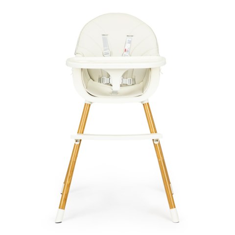 Krzesełko fotelik do karmienia 2w1 beżowe ECOTOYS ECOTOYS Krzesełko fotelik do karmienia 2w1 beżowe ECOTOYS ECOTOYS