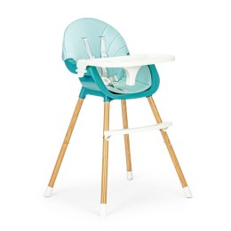 Krzesełko fotelik do karmienia 2w1 niebieskie ECOTOYS ECOTOYS