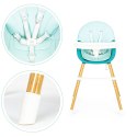 Krzesełko fotelik do karmienia 2w1 niebieskie ECOTOYS ECOTOYS