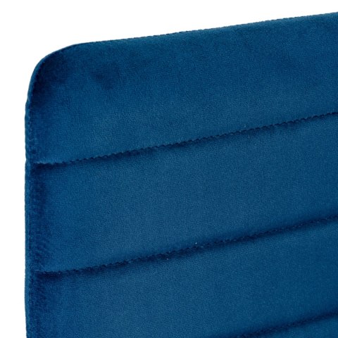 Krzesła z wyprofilowanym oparciem- VELVET NIEBIESKI - 4 sztuki MEBELKI24 Krzesła z wyprofilowanym oparciem- VELVET NIEBIESKI - 4 sztuki MEBELKI24