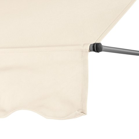 Markiza przeciwsłoneczna balkonowa 200x120 cm regulacja wysokości wodoodporna korbka ręczna beżowa MultiGarden MultiGarden Markiza przeciwsłoneczna balkonowa 200x120 cm regulacja wysokości wodoodporna korbka ręczna beżowa MultiGarden MultiGarden