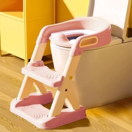 Nakładka na toaletę ze schodkami drabinką dla dzieci ECOTOYS ECOTOYS