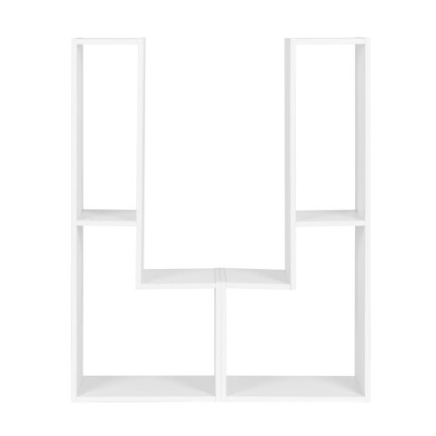 Nowoczesny regał modułowy geometryczny szafka na książki 4 półki ModernHome ModernHome Nowoczesny regał modułowy geometryczny szafka na książki 4 półki ModernHome ModernHome