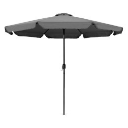 Parasol ogrodowy duży 3 m skośny łamany z korbą szary MultiGarden MultiGarden