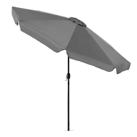Parasol ogrodowy duży 3 m skośny łamany z korbą szary MultiGarden MultiGarden Parasol ogrodowy duży 3 m skośny łamany z korbą szary MultiGarden MultiGarden