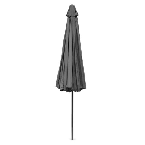 Parasol ogrodowy duży 3 m skośny łamany z korbą szary MultiGarden MultiGarden Parasol ogrodowy duży 3 m skośny łamany z korbą szary MultiGarden MultiGarden