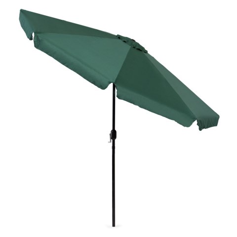 Parasol ogrodowy duży 3 m skośny łamany z korbą zielony MultiGarden MultiGarden Parasol ogrodowy duży 3 m skośny łamany z korbą zielony MultiGarden MultiGarden