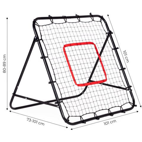 Rebounder do piłki nożnej trenażer piłkarski bramka do odbijania piłki 100x100 cm MultiGarden MultiGarden Rebounder do piłki nożnej trenażer piłkarski bramka do odbijania piłki 100x100 cm MultiGarden MultiGarden