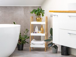 Regał szafka stoliczek nocny 3 półki bambusowy stelaż ModernHome