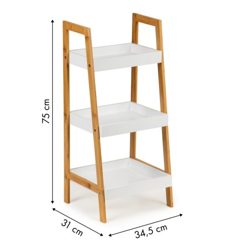 Regał szafka stoliczek nocny 3 półki bambusowy stelaż ModernHome Regał szafka stoliczek nocny 3 półki bambusowy stelaż ModernHome