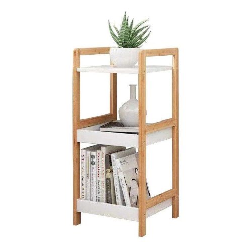 Regał szafka stoliczek nocny 3 półki bambusowy stelaż ModernHome Regał szafka stoliczek nocny 3 półki bambusowy stelaż ModernHome