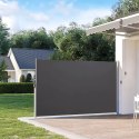 Składana markiza 350x200 cm boczna roleta parawan do ogrodu na taras antracyt MultiGarden MultiGarden