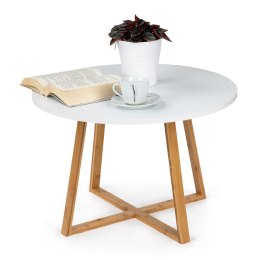 Stół stolik kawowy nowoczesny skandynawski 60 cm bambus ModernHome