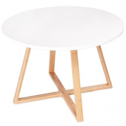 Stół stolik kawowy nowoczesny skandynawski 60 cm bambus ModernHome