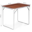 Stolik turystyczny stół piknikowy składany blat 80x60 cm brązowy MultiGarden MultiGarden