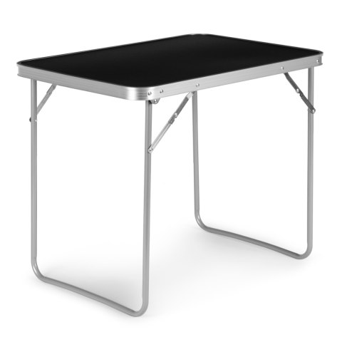 Stolik turystyczny stół piknikowy składany blat 80x60 cm czarny MultiGarden MultiGarden Stolik turystyczny stół piknikowy składany blat 80x60 cm czarny MultiGarden MultiGarden