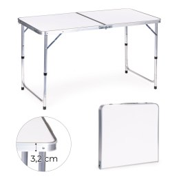 Stolik turystyczny stół składany kemping biały blat 120x60 cm MultiGarden MultiGarden