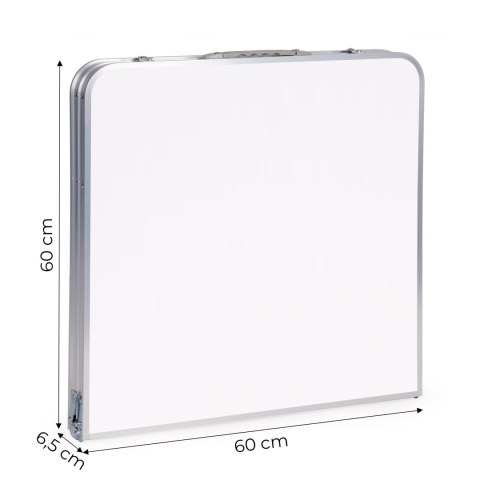 Stolik turystyczny stół składany kemping biały blat 120x60 cm MultiGarden MultiGarden Stolik turystyczny stół składany kemping biały blat 120x60 cm MultiGarden MultiGarden