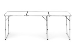 Stolik turystyczny stół składany kemping biały blat 180x60 cm MultiGarden MultiGarden