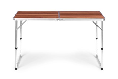 Stolik turystyczny stół składany kemping brązowy blat 120x60 cm MultiGarden MultiGarden Stolik turystyczny stół składany kemping brązowy blat 120x60 cm MultiGarden MultiGarden