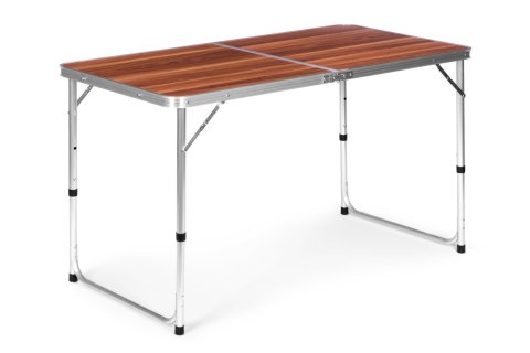 Stolik turystyczny stół składany kemping brązowy blat 120x60 cm MultiGarden MultiGarden Stolik turystyczny stół składany kemping brązowy blat 120x60 cm MultiGarden MultiGarden