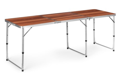 Stolik turystyczny stół składany kemping brązowy blat 180x60 cm MultiGarden MultiGarden Stolik turystyczny stół składany kemping brązowy blat 180x60 cm MultiGarden MultiGarden