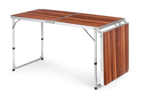 Stolik turystyczny stół składany kemping brązowy blat 180x60 cm MultiGarden MultiGarden Stolik turystyczny stół składany kemping brązowy blat 180x60 cm MultiGarden MultiGarden