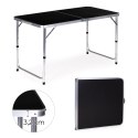 Stolik turystyczny stół składany kemping czarny blat 120x60 cm MultiGarden MultiGarden