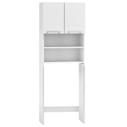 Szafka na pralkę łazienkowa biała szafka z półkami 183 cm ModernHome ModernHome