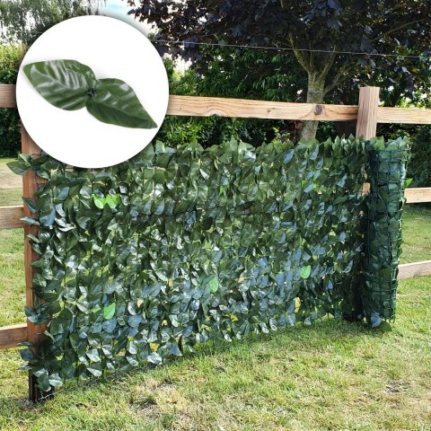 Sztuczny bluszcz żywopłot 3 sztuki 300x50 cm zielona osłona na balkon maskująca - 3 ROLKI MultiGarden Sztuczny bluszcz żywopłot 3 sztuki 300x50 cm zielona osłona na balkon maskująca - 3 ROLKI MultiGarden