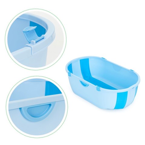 Wanienka dla dzieci wanna turystyczna składana odpływ niebieska ECOTOYS ECOTOYS Wanienka dla dzieci wanna turystyczna składana odpływ niebieska ECOTOYS ECOTOYS