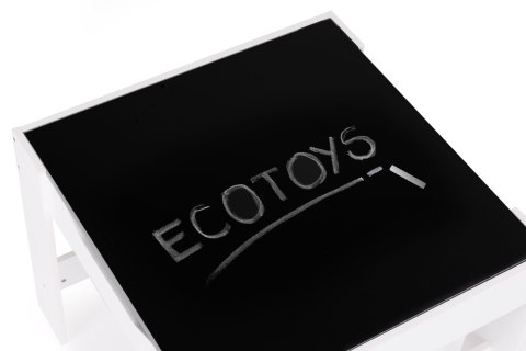 Zestaw mebli dla dzieci stolik + 2 krzesła tablica kredowa ECOTOYS ECOTOYS Zestaw mebli dla dzieci stolik + 2 krzesła tablica kredowa ECOTOYS ECOTOYS