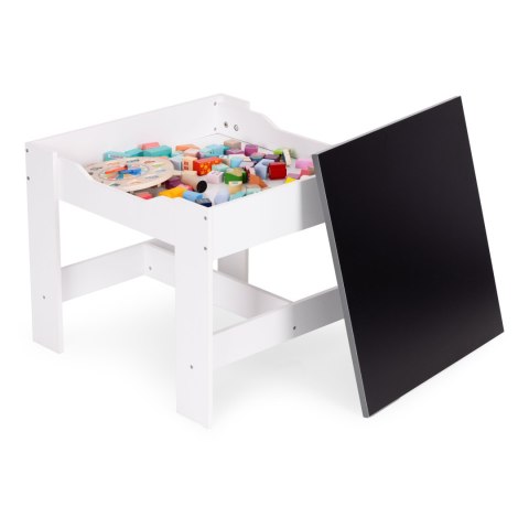 Zestaw mebli dla dzieci stolik + 2 krzesła tablica kredowa ECOTOYS ECOTOYS Zestaw mebli dla dzieci stolik + 2 krzesła tablica kredowa ECOTOYS ECOTOYS
