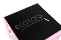 Zestaw mebli dla dzieci stolik + 2 krzesła tablica kredowa różowy ECOTOYS ECOTOYS