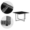 Komplet mebli ogrodowych z technorattanu 4 fotele 4 pufy stolik MultiGarden MultiGarden