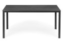 Stół ogrodowy 6-osobowy 156x78 cm polywood meble na taras szary ModernHome