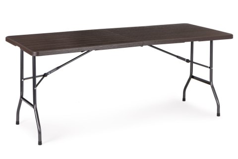 Zestaw cateringowy stół bankietowy 180 cm + 2 ławki brąz ModernHome ModernHome Zestaw cateringowy stół bankietowy 180 cm + 2 ławki brąz ModernHome ModernHome
