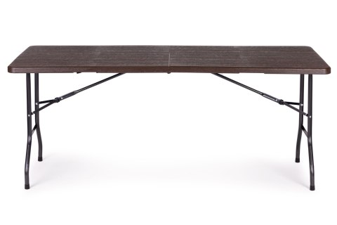 Zestaw cateringowy stół bankietowy 180 cm + 2 ławki brąz ModernHome ModernHome Zestaw cateringowy stół bankietowy 180 cm + 2 ławki brąz ModernHome ModernHome