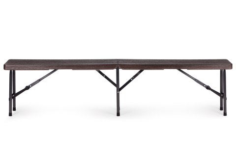 Zestaw cateringowy stół bankietowy 180 cm + 2 ławki brąz ModernHome ModernHome Zestaw cateringowy stół bankietowy 180 cm + 2 ławki brąz ModernHome ModernHome