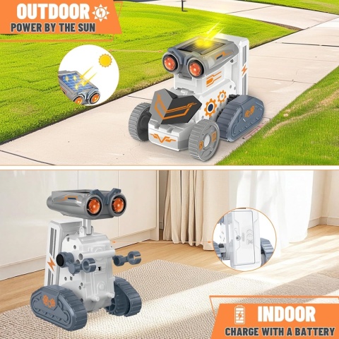 Robot solarny, edukacyjny, do eksperymentów naukowych.