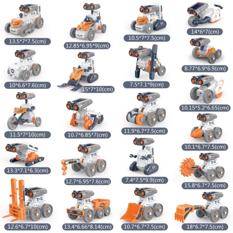 Robot solarny, edukacyjny, do eksperymentów naukowych.